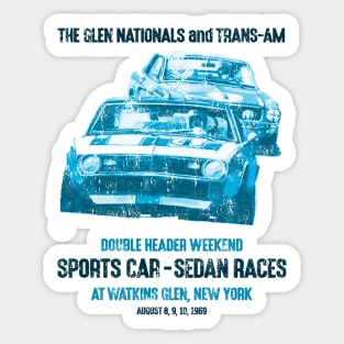 1969 Watkins Glen Trans-Am Races Sticker